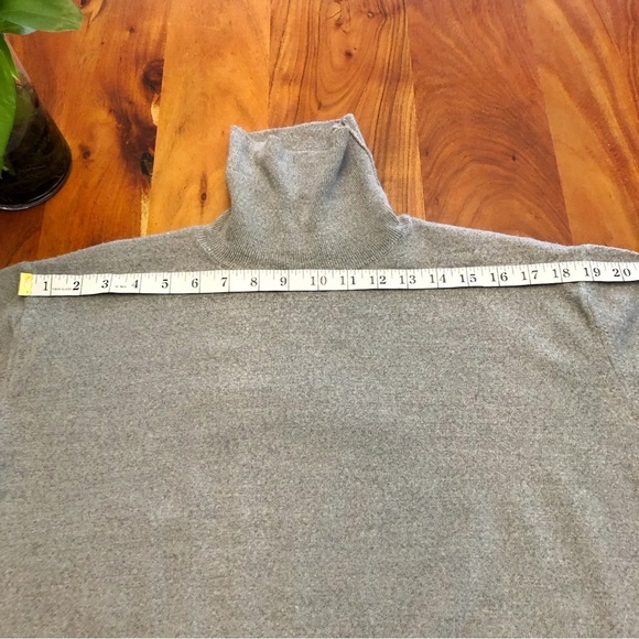 Springfield Marino Wool Oversized Minimalist Gray Turtleneck Jumper Sweater. XXL - Picture 7 of 14